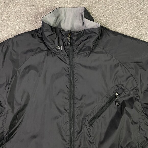 Burton AK Insulator Jacket Windbreaker XL Unisex Black Primaloft Full Zip Nylon - Picture 2 of 16